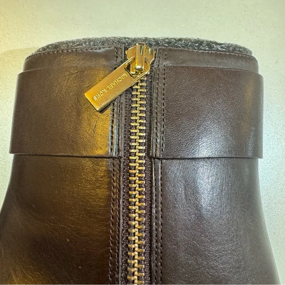 MICHAEL Michael Kors Guiliana Ankle Bootie  Chocolate Size 7 1/2 - Picture 5 of 12